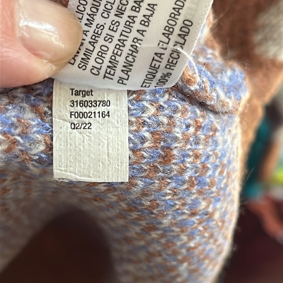 Knox Rose Roasted Brown Multi Color Printed Crewneck Sweater - Picture 11 of 14